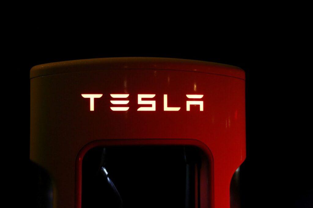 Eine Ladestation von Tesla
