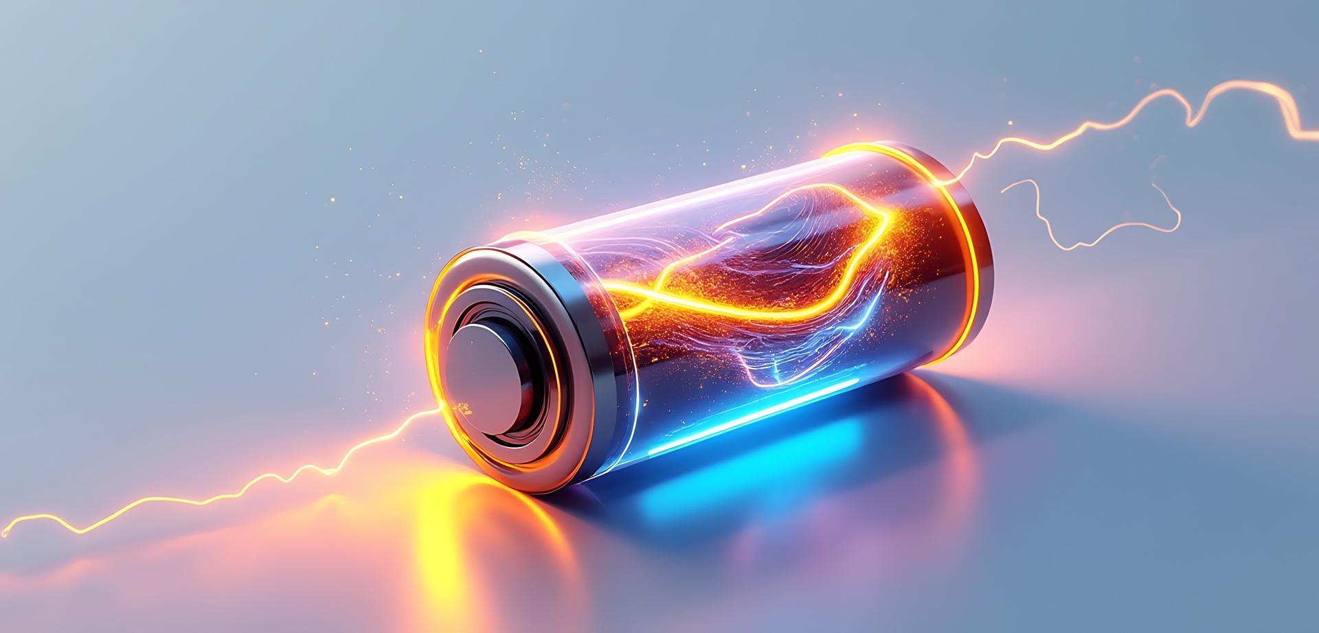 Leuchtende Akkugrafik mit Energiefluss und Effekten | 187 Pods

